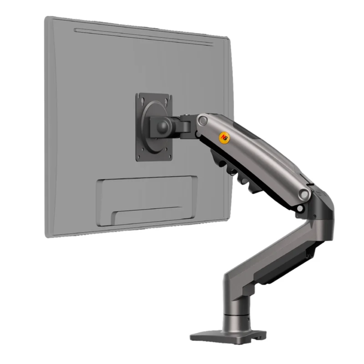 SUPORTE ARTICULADO NORTH BAYOU F80 DE MESA PARA TV MONITOR DE 17 ATÉ 30 PRETO