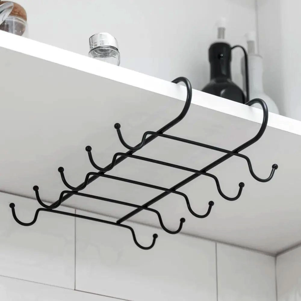 Suporte para 8 Xícaras Schmitt Inox Preto