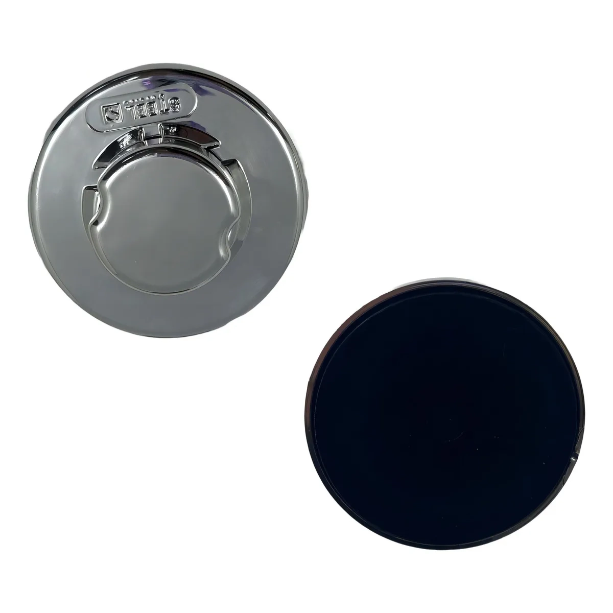 SUPORTE PARA SECADOR DE CABELO COM VENTOSA ABS AÇO CROMADO