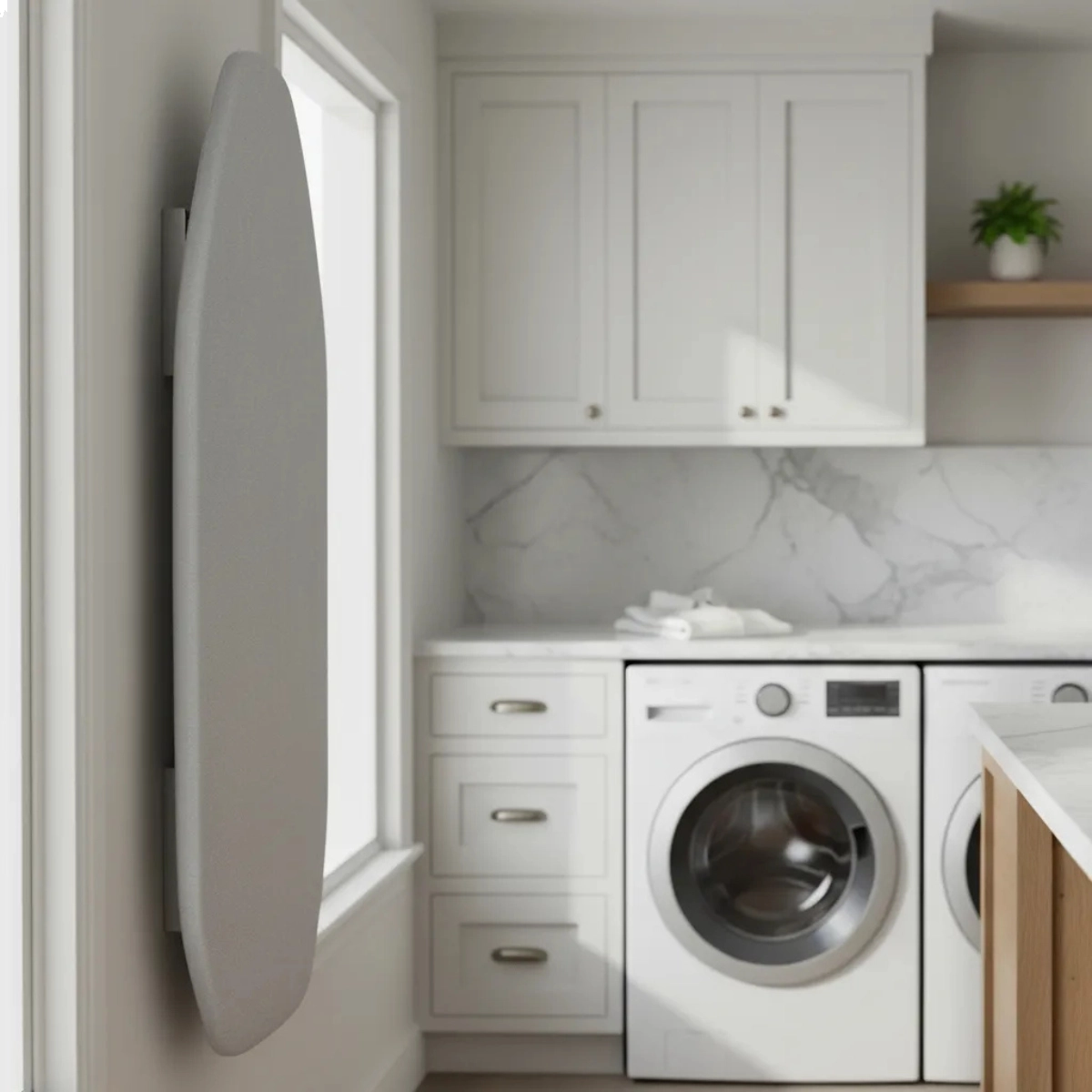 TABUA DE PASSAR ROUPA DOBRAVEL DE PAREDE SCHMITT CINZA 