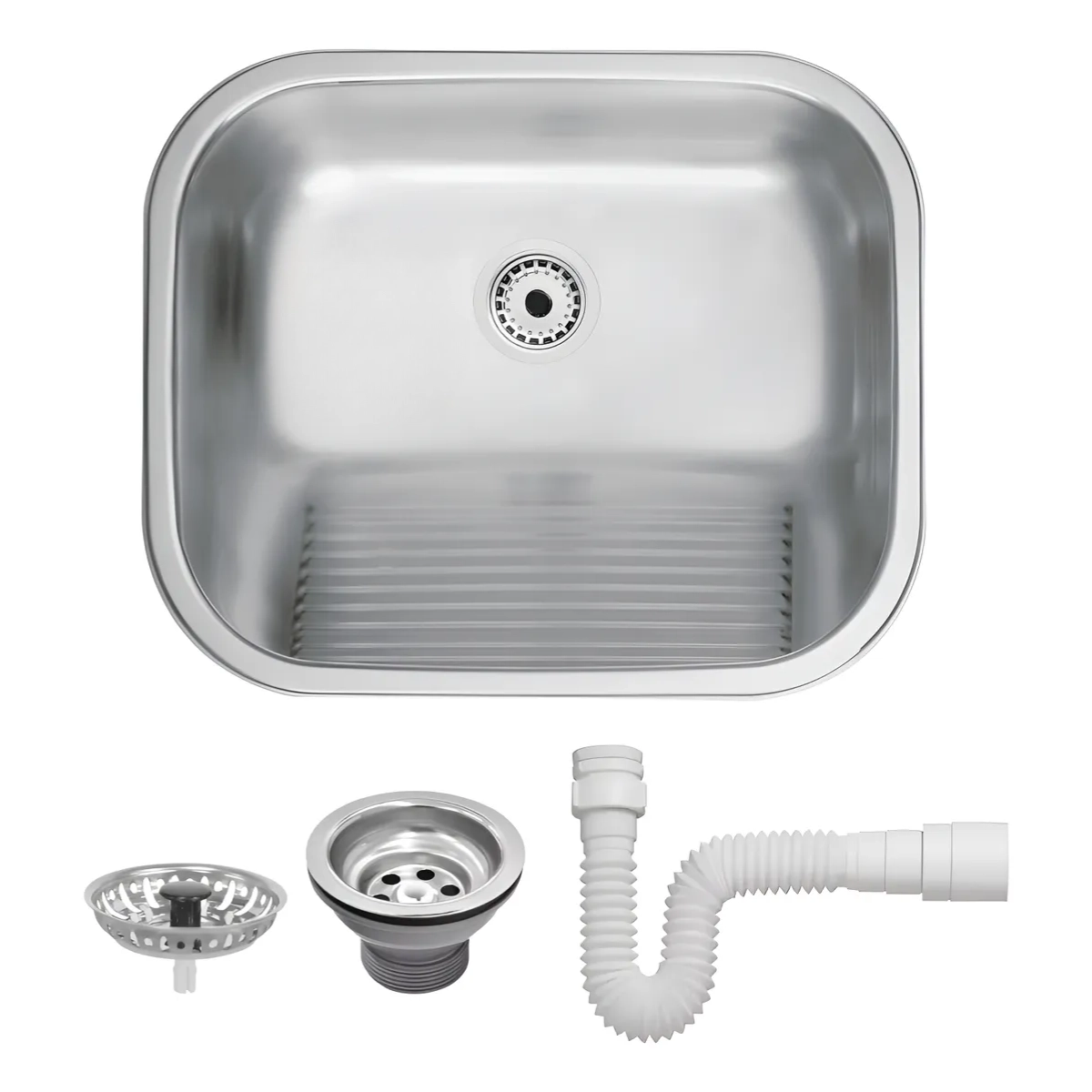 TANQUE DE ENCAIXE EM AÇO INOX 34 LITROS TRAMONTINA HERA 50X40CM