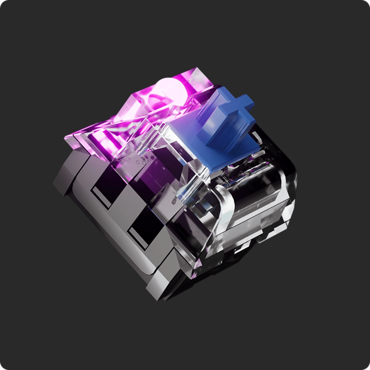 TECLADO GAMER RGB FALLEN PANTERA PRO SWITCH AZUL 1MS BRANCO TKL