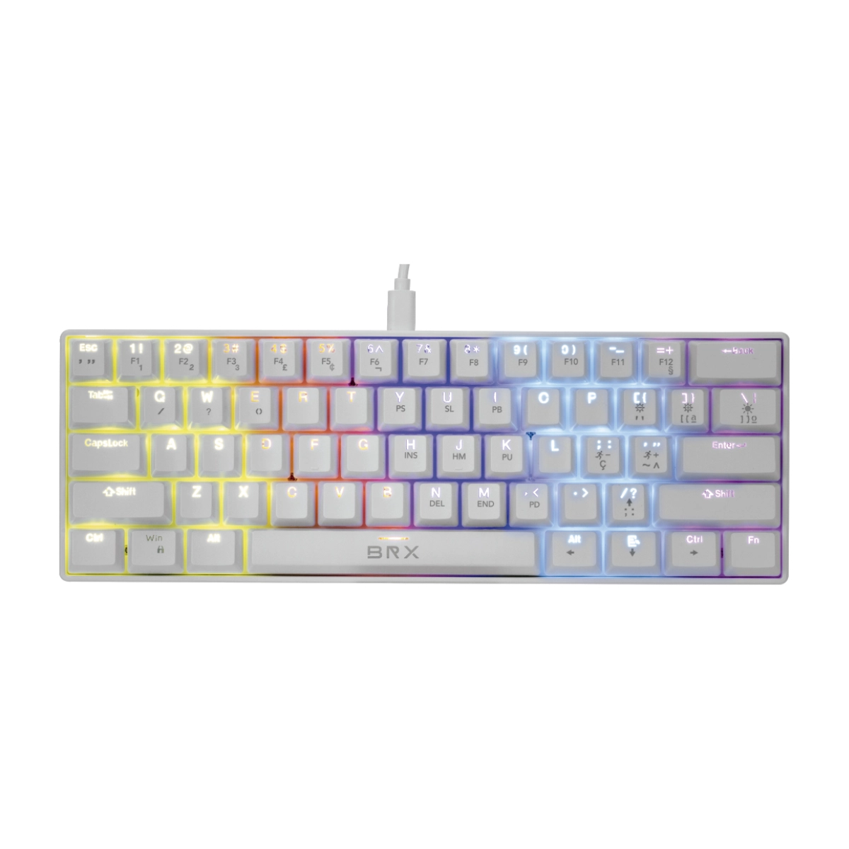TECLADO MECANICO GAMER BTX MW405 RGB ANTI-GHOSTING ABNT2