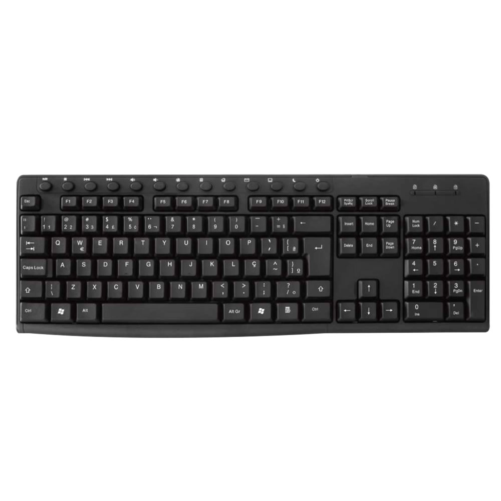Teclado Usb Multimidia Preto Bpc 8260