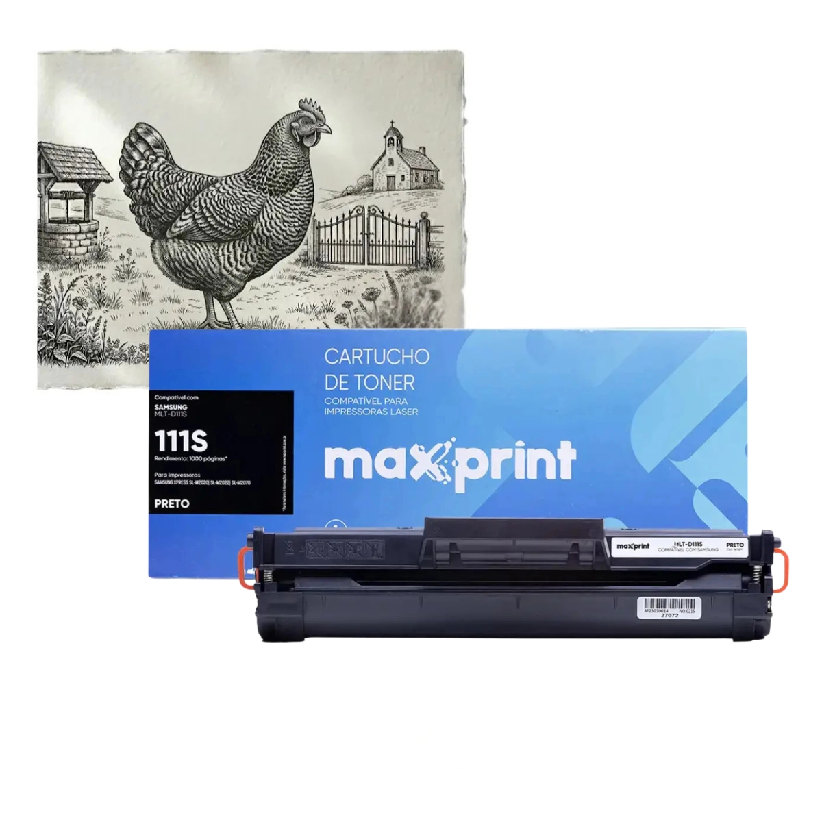 TONER PARA IMPRESSORA MAXPRINT COMPATÍVEL P/ SAMSUNG MLT-D111S
