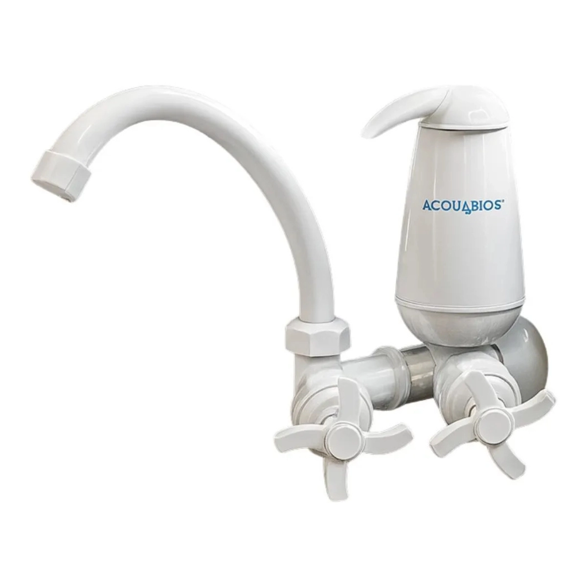 TORNEIRA COM FILTRO BRANCA E05 BICA MÓVEL QUADRISETA