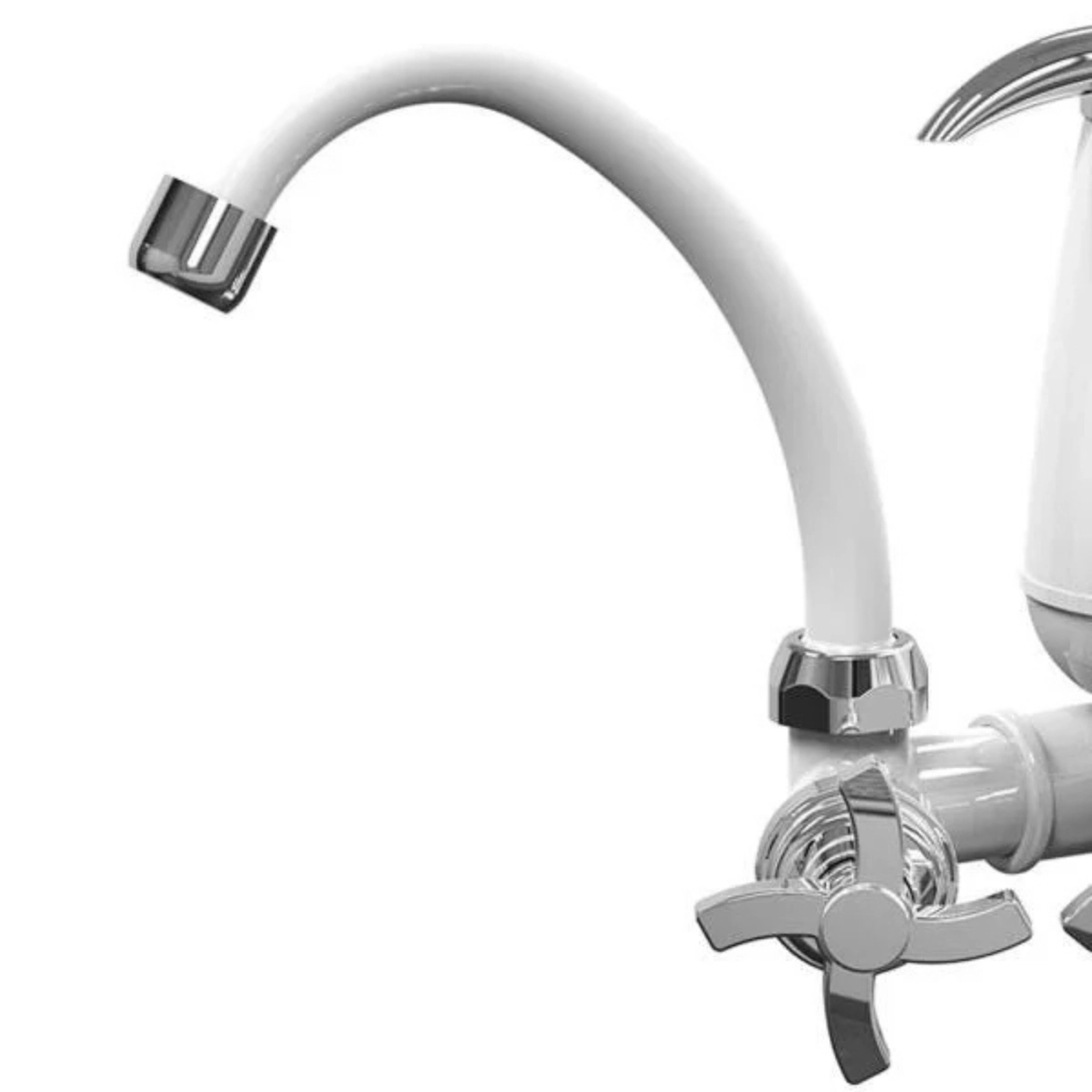 TORNEIRA COM FILTRO BRANCO BICA MÓVEL QUADRISETA 1/4 TORNEIRA COM FILTRO BRANCO BICA MÓVEL QUADRISETA 1/4