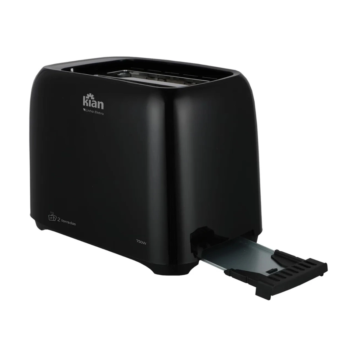 TORRADEIRA ELETRICA KIAN TO100 PRETA 220V 750W 6 NIVEIS TORRADEIRA ELETRICA KIAN TO100 PRETA 220V 750W 6 NIVEIS