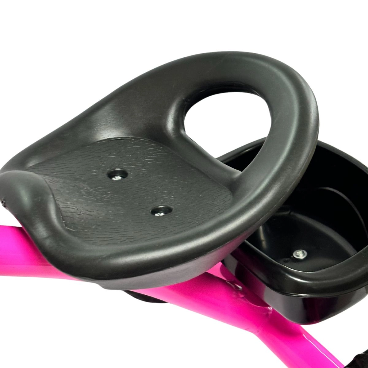 TRICICLO INFANTIL COM PEDAL PRETO E ROSA - IMPORTWAY