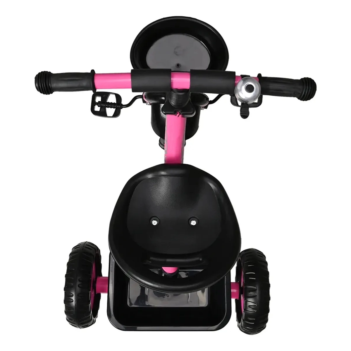 TRICICLO ROSA INFANTIL COM CESTINHA BUZINA E PEDAL ZIPPY TOYS