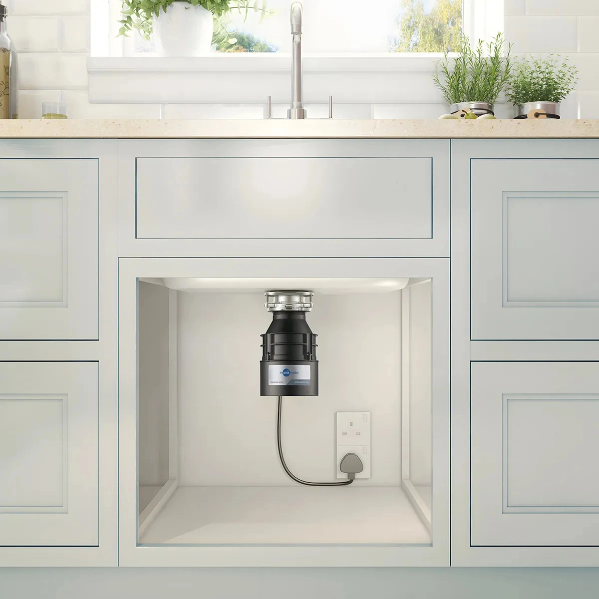 TRITURADOR DE ALIMENTOS PIA INSINKERATOR 220V STANDARD 460 ECOLÓGICO PRETO