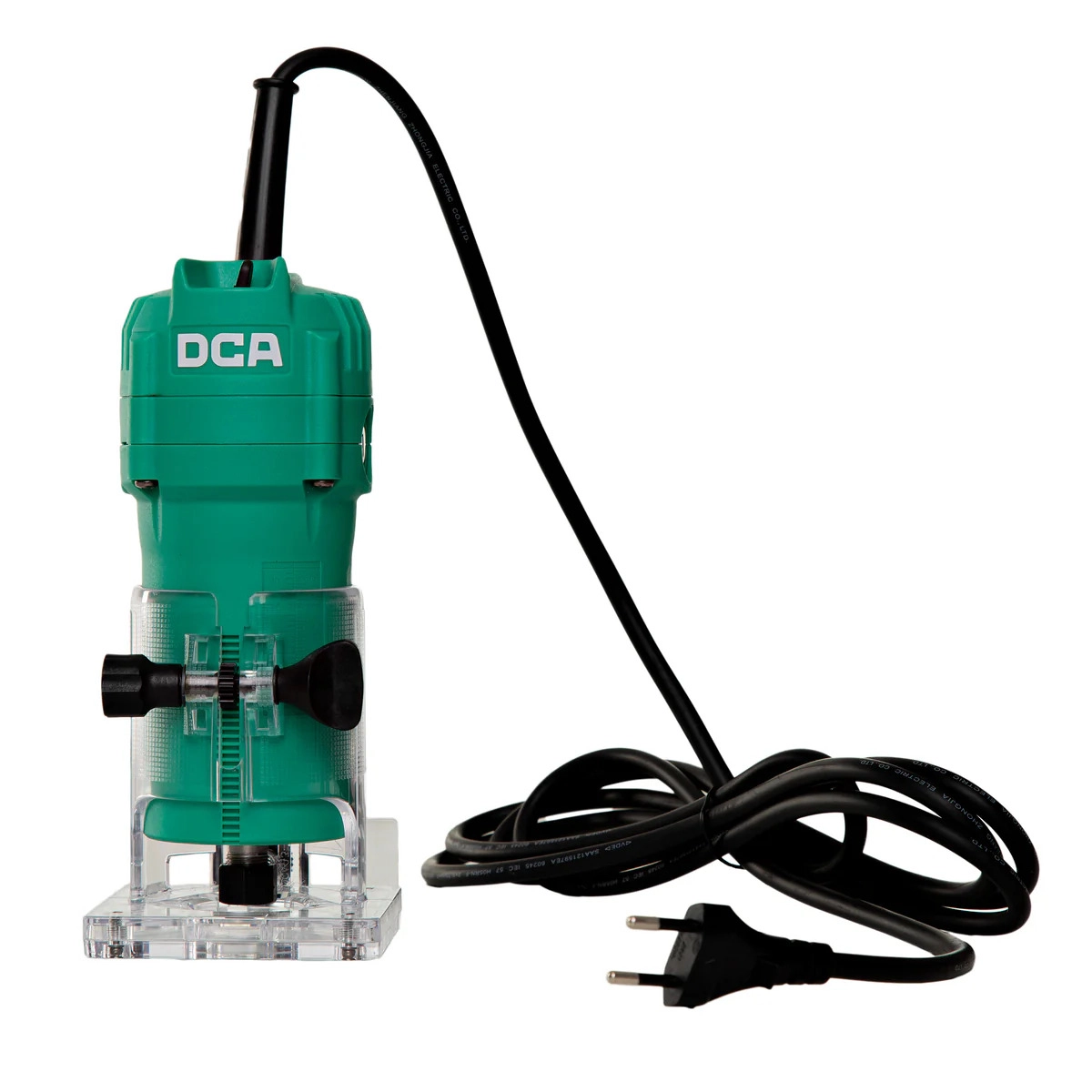 Tupia Manual 1/4'' 530W Base Acrilica Transparente 220V 