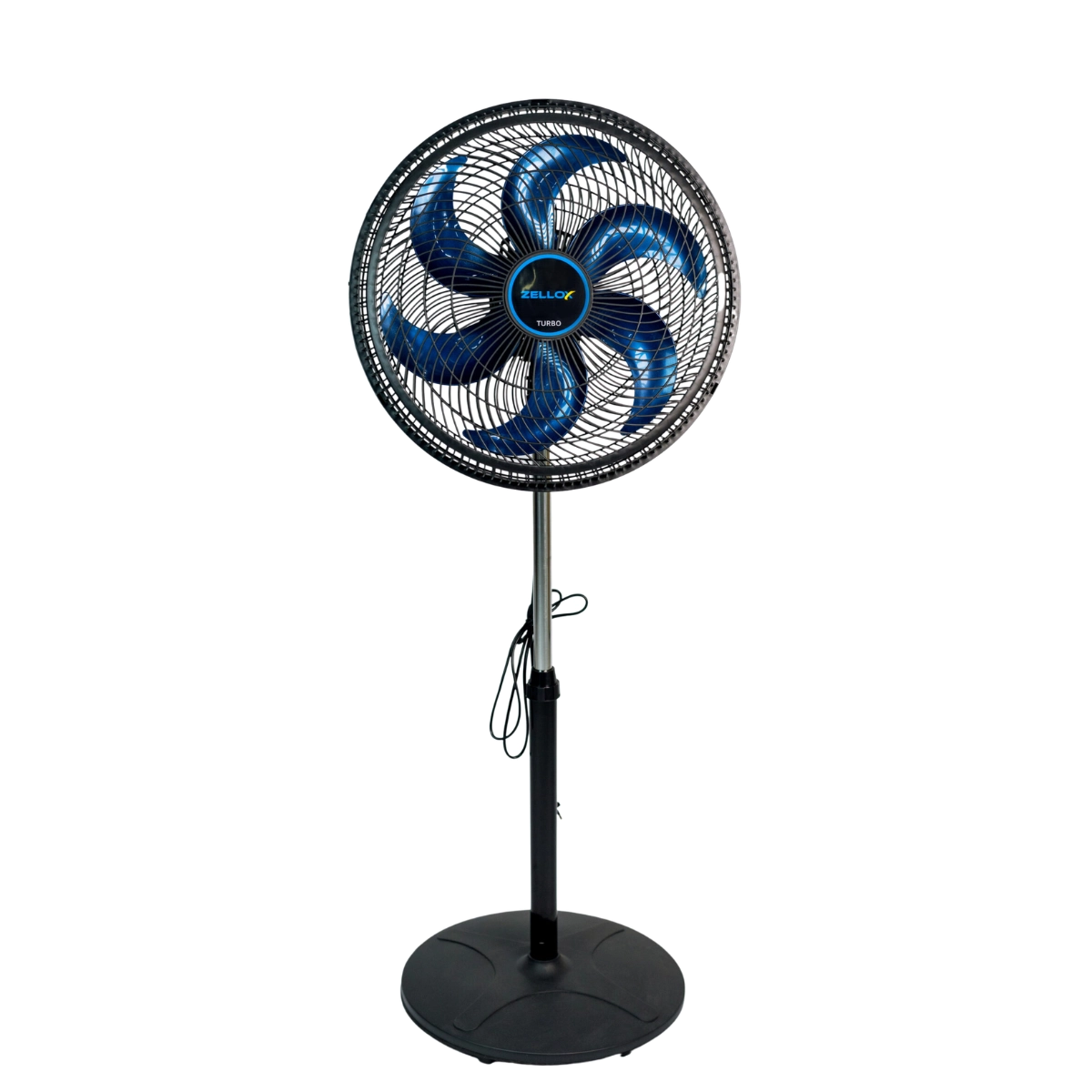 VENTILADOR DE COLUNA 6 PÁS POTENTE OSCILANTE SILENCIOSO 40CM ZLX-40C 127V ZELLOX