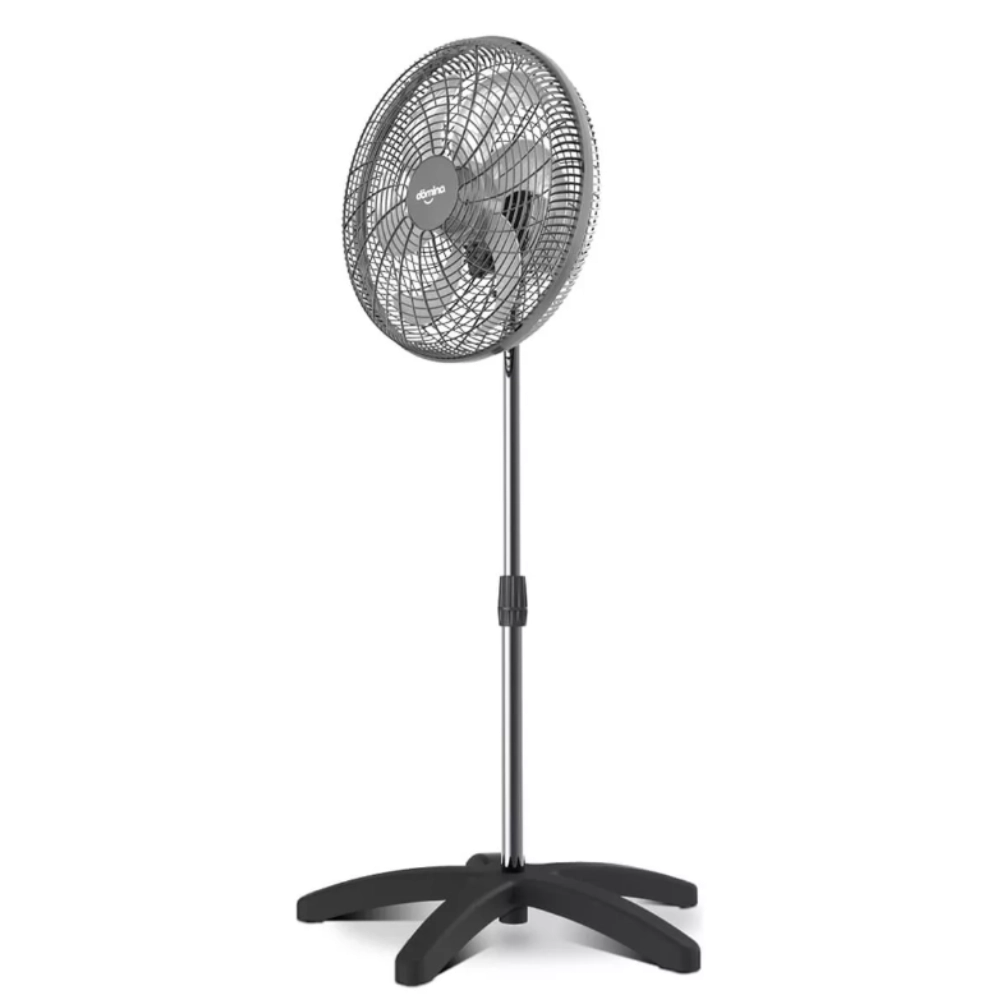 Ventilador de Coluna Dômina Oscilante 50 cm Prata  Bivolt