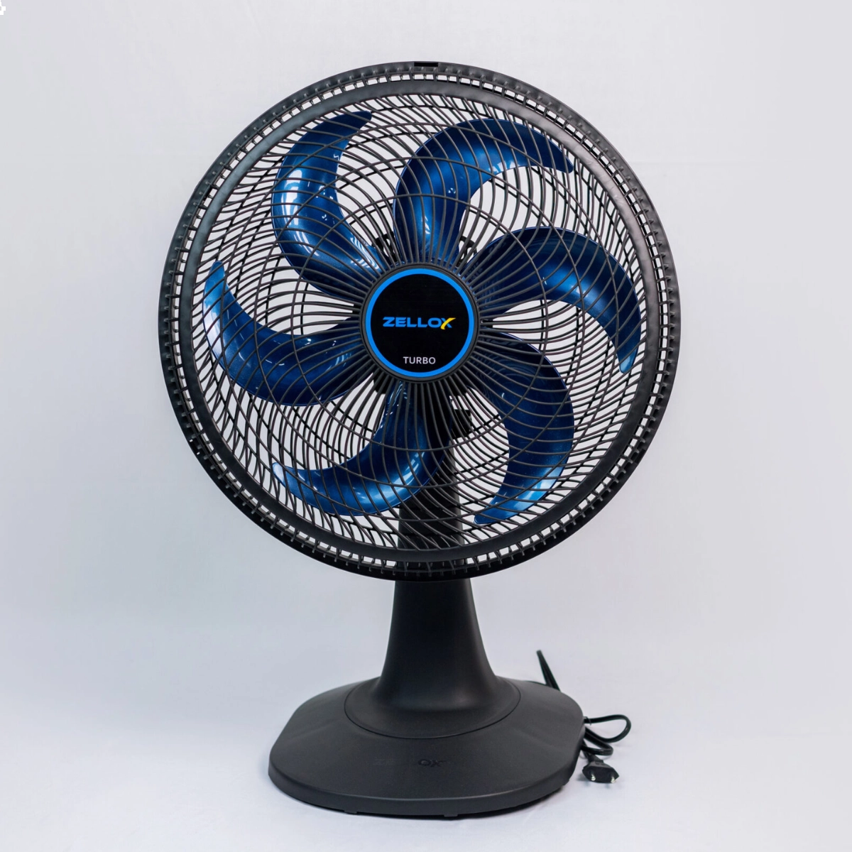 VENTILADOR DE MESA 6 PÁS POTENTE OSCILANTE SILENCIOSO 40CM ZLX-40M 127V ZELLOX