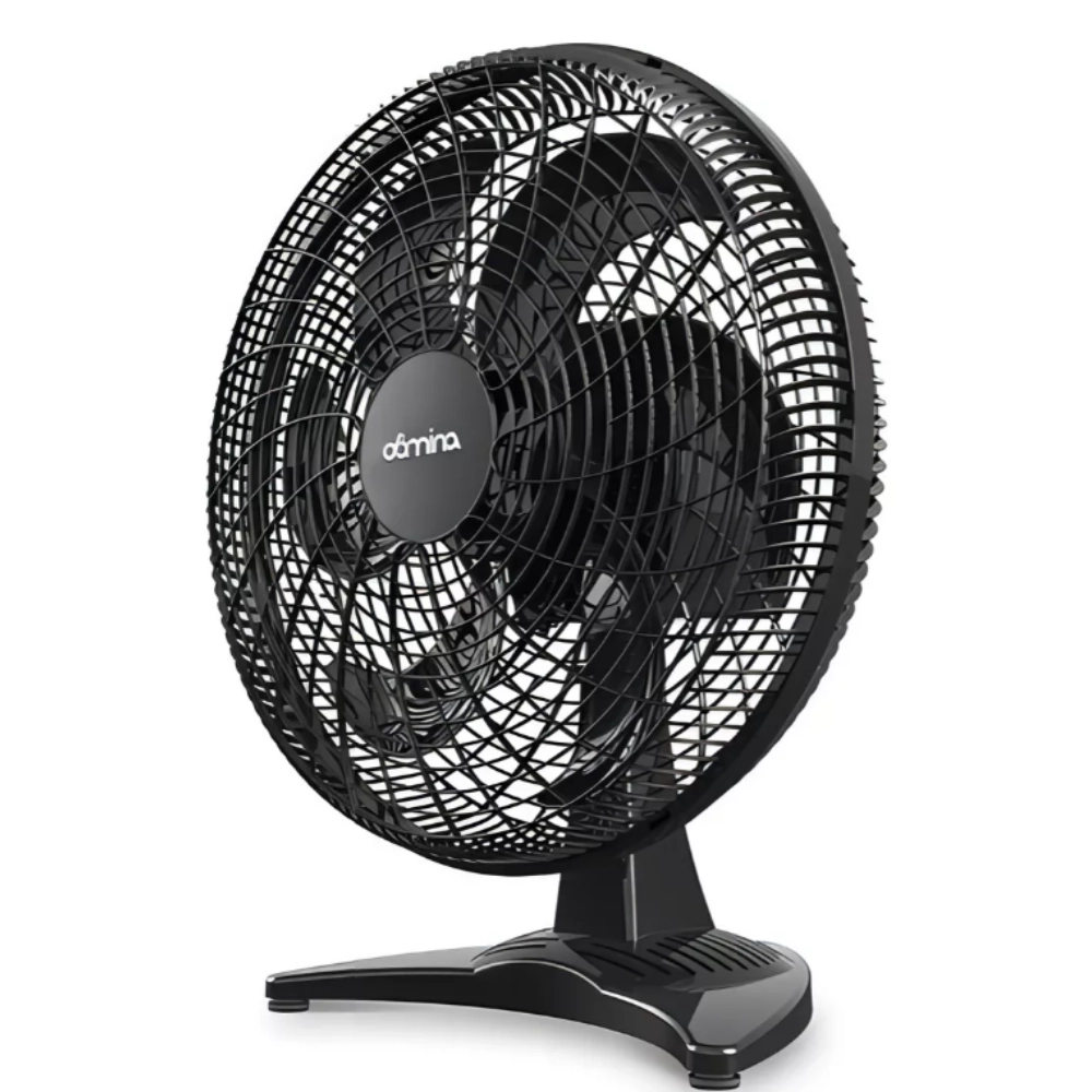 Ventilador de Mesa Dômina 50cm Preto 200w Bivolt , Silêncio e Eficiência para o Seu Conforto