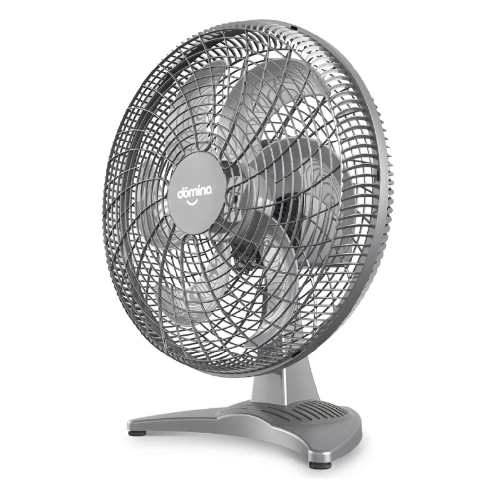 Ventilador de Mesa Silencioso Turbo Power 200w 50cm Bivolt - Prata 