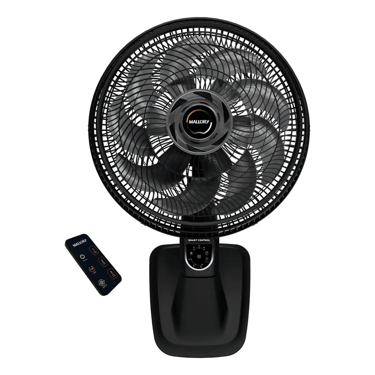 VENTILADOR DE PAREDE MALLORY SMART CONTROL 140W 3 VELOCIDADES 127V 40CM