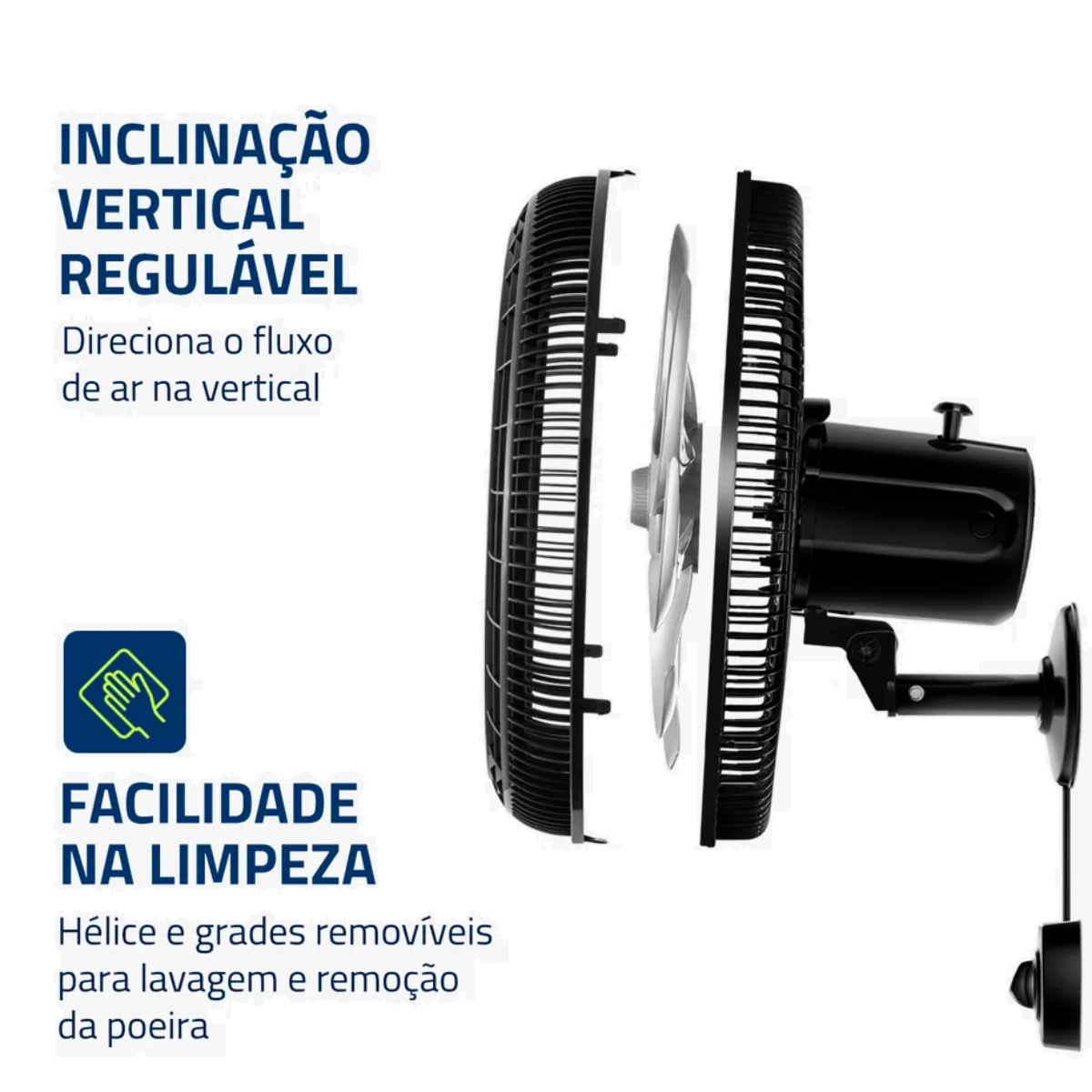 VENTILADOR DE PAREDE MONDIAL SUPER TURBO 8 PAS 40CM VTX-40P 220V VENTILADOR DE PAREDE MONDIAL SUPER TURBO 8 PAS 40CM VTX-40P 220V