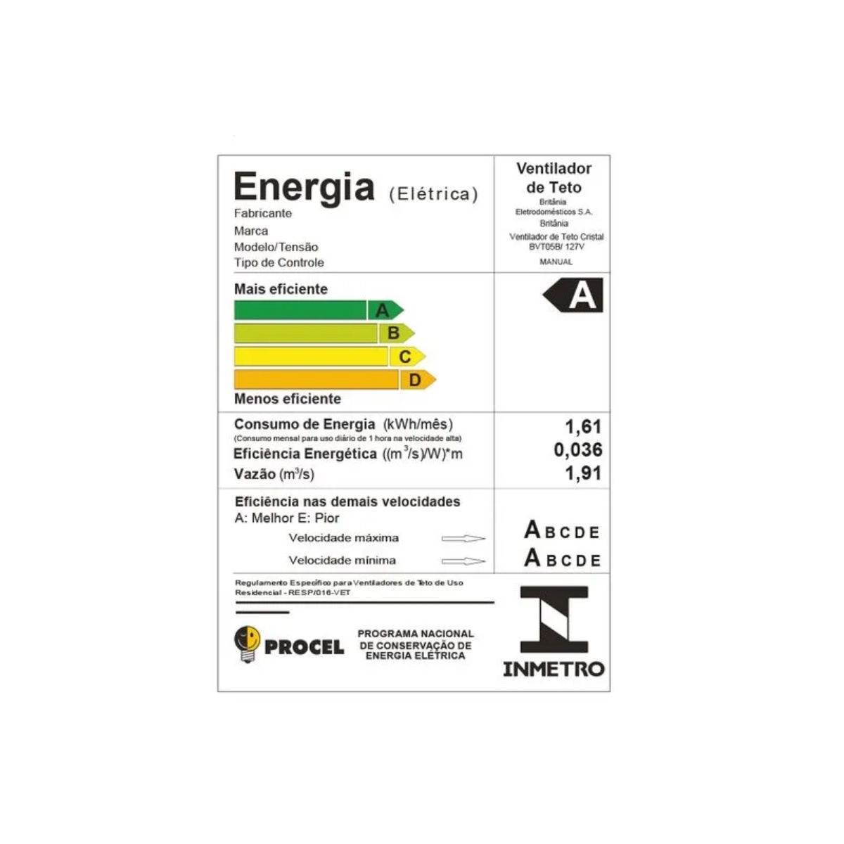 VENTILADOR DE TETO CRISTAL 131W BVT05B COM CONTROLE 127V VENTILADOR DE TETO CRISTAL 131W BVT05B COM CONTROLE 127V