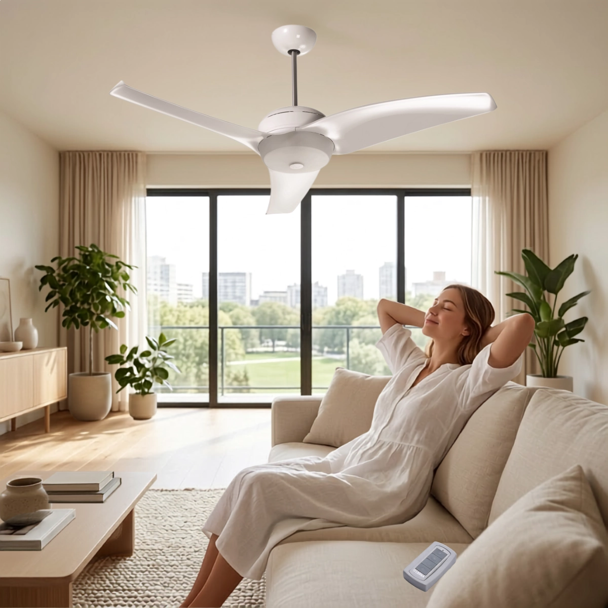 VENTILADOR DE TETO LATINA VT673 CONTROLE REMOTO BRANCO 220V VENTILADOR DE TETO LATINA VT673 CONTROLE REMOTO BRANCO 220V