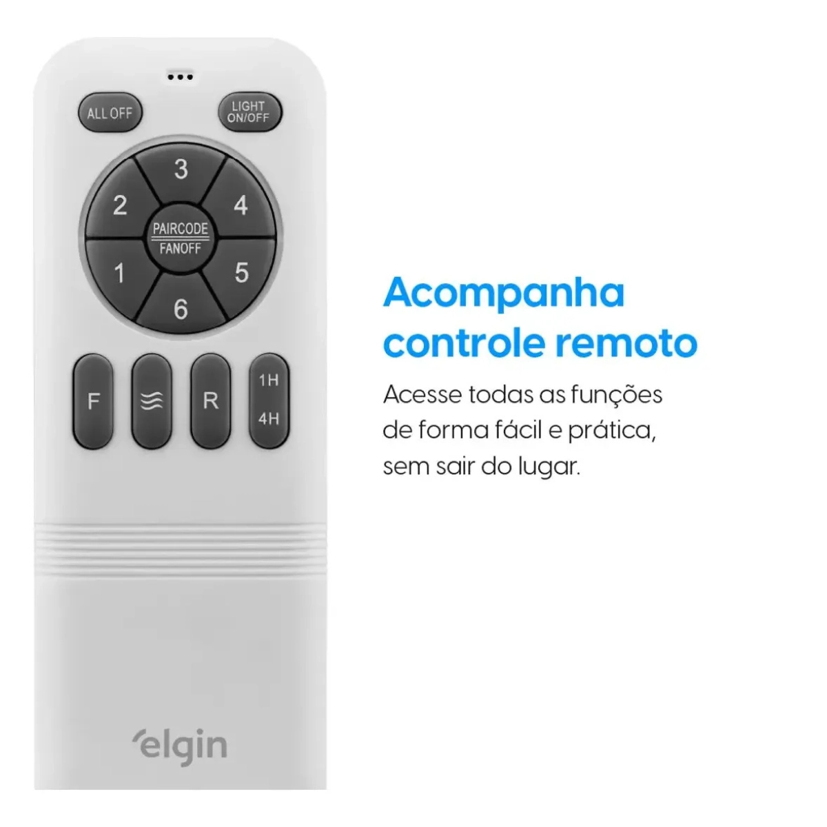 VENTILADOR DE TETO RETRÁTIL ELGIN SILENCE AIR PRO 4 PÁS 6 VEL BRANCO VENTILADOR DE TETO RETRÁTIL ELGIN SILENCE AIR PRO 4 PÁS 6 VEL BRANCO