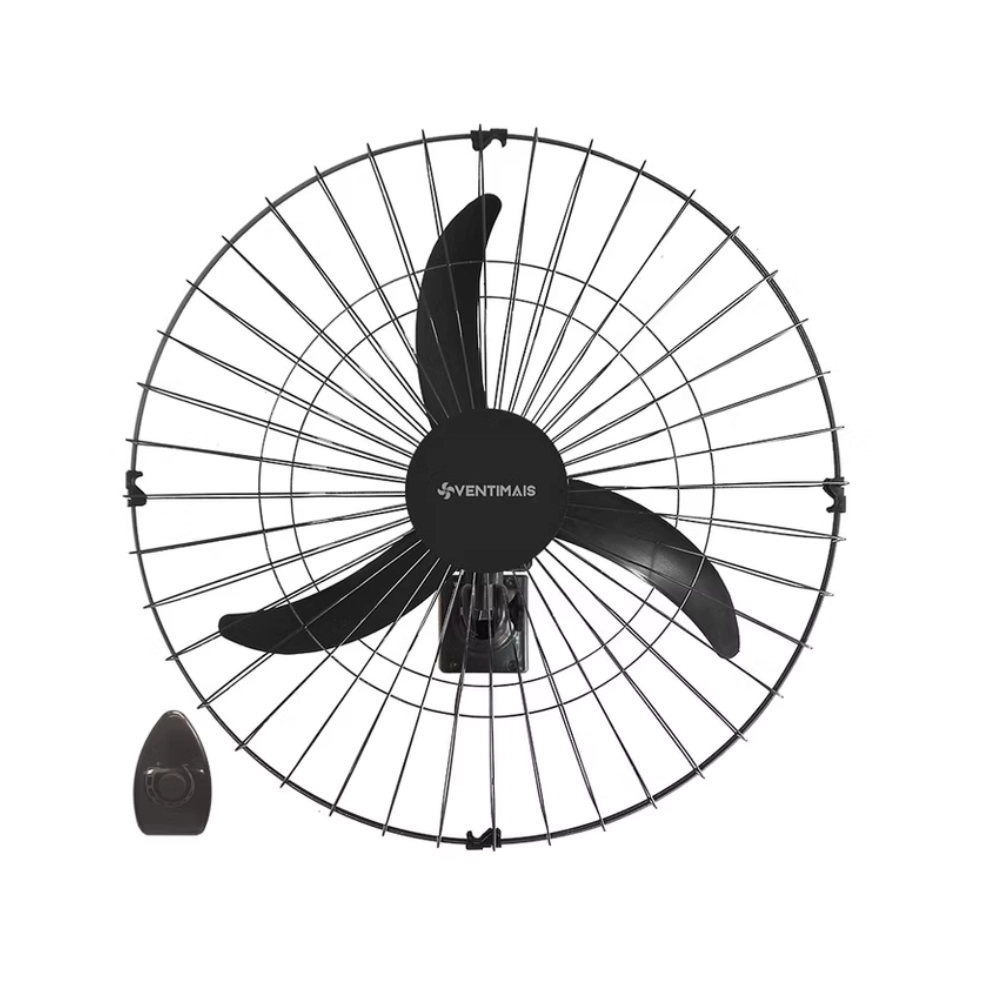 Ventilador Osc de Coluna 60cm Preto/bronze 220v Ventimais 80w