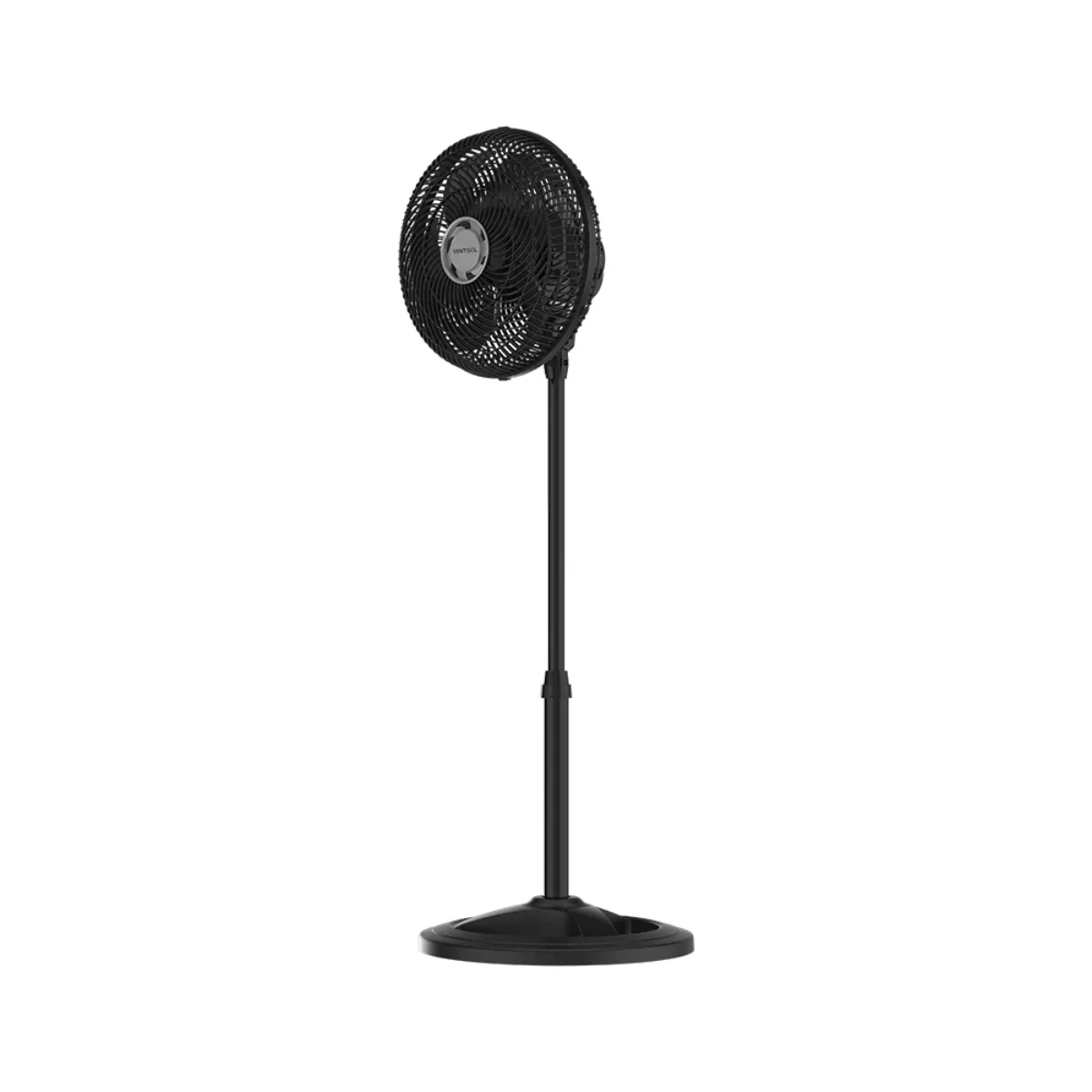 VENTILADOR OSCILANTE DE COLUNA VENTISOL 30CM TURBO 6 PÁS PRETO 127V