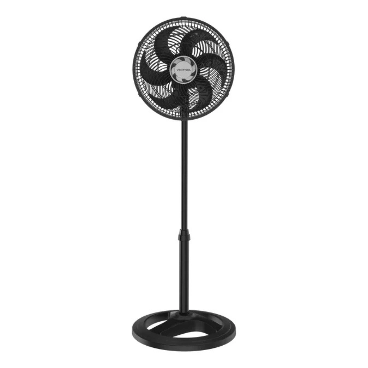 VENTILADOR OSCILANTE DE COLUNA VENTISOL 30CM TURBO 6 PÁS PRETO 127V
