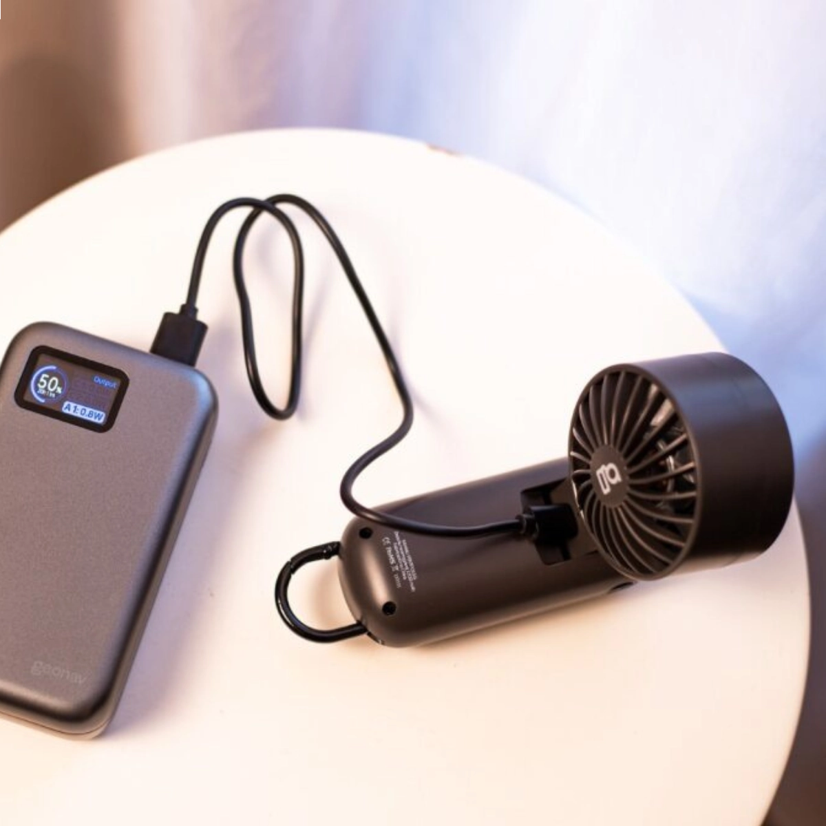 VENTILADOR PORTATIL DE MAO PRETO GEONAV 5 VELOCIDADES VENTILADOR PORTATIL DE MAO PRETO GEONAV 5 VELOCIDADES