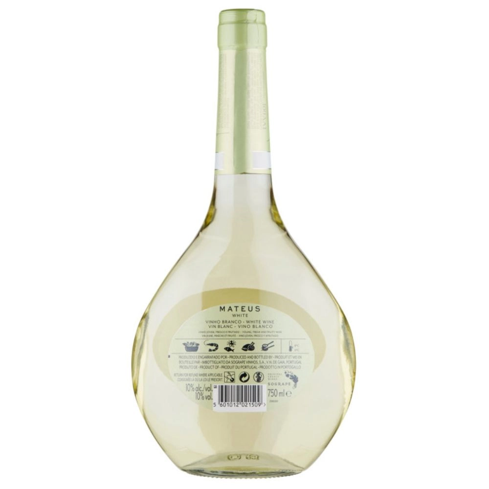Vinho Branco Portugues Meio Seco Mateus Garrafa 750ml