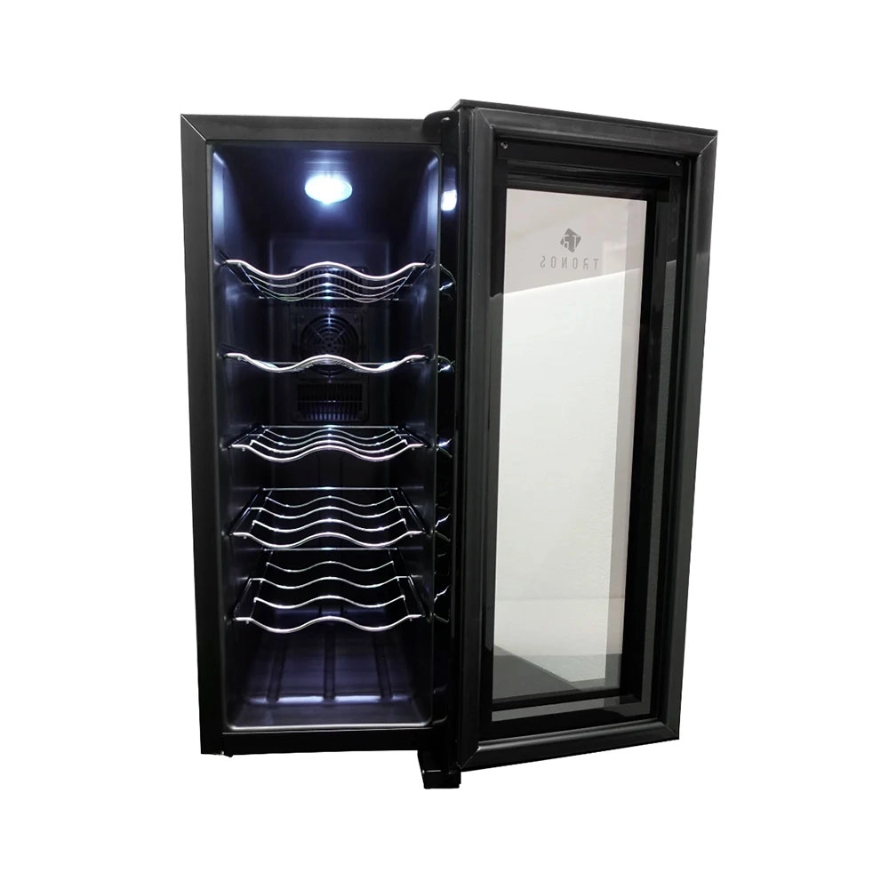 Adega De Vinho Climatizada 12 Garrafas com Painel Touch - Tronos 
