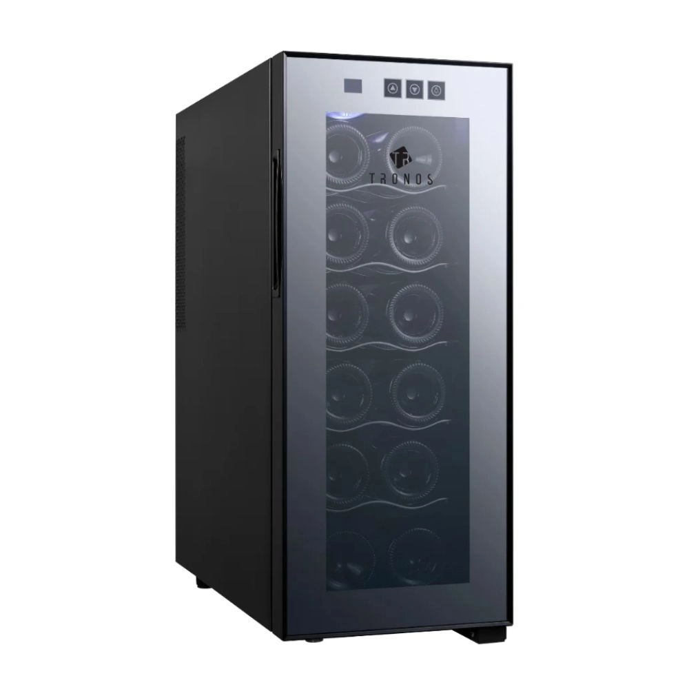 Adega De Vinho Climatizada 12 Garrafas com Painel Touch - Tronos 