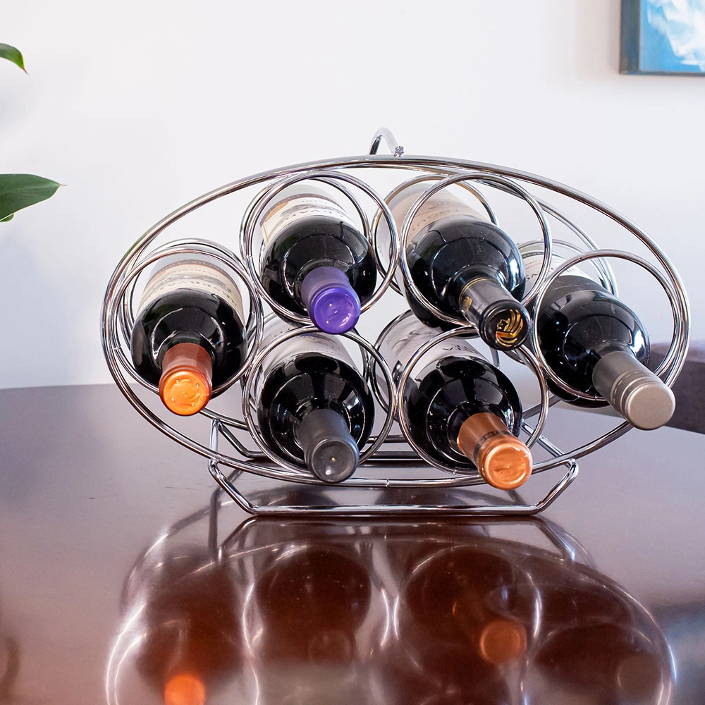 ADEGA OVAL CROMADA TANNAT SCHMITT