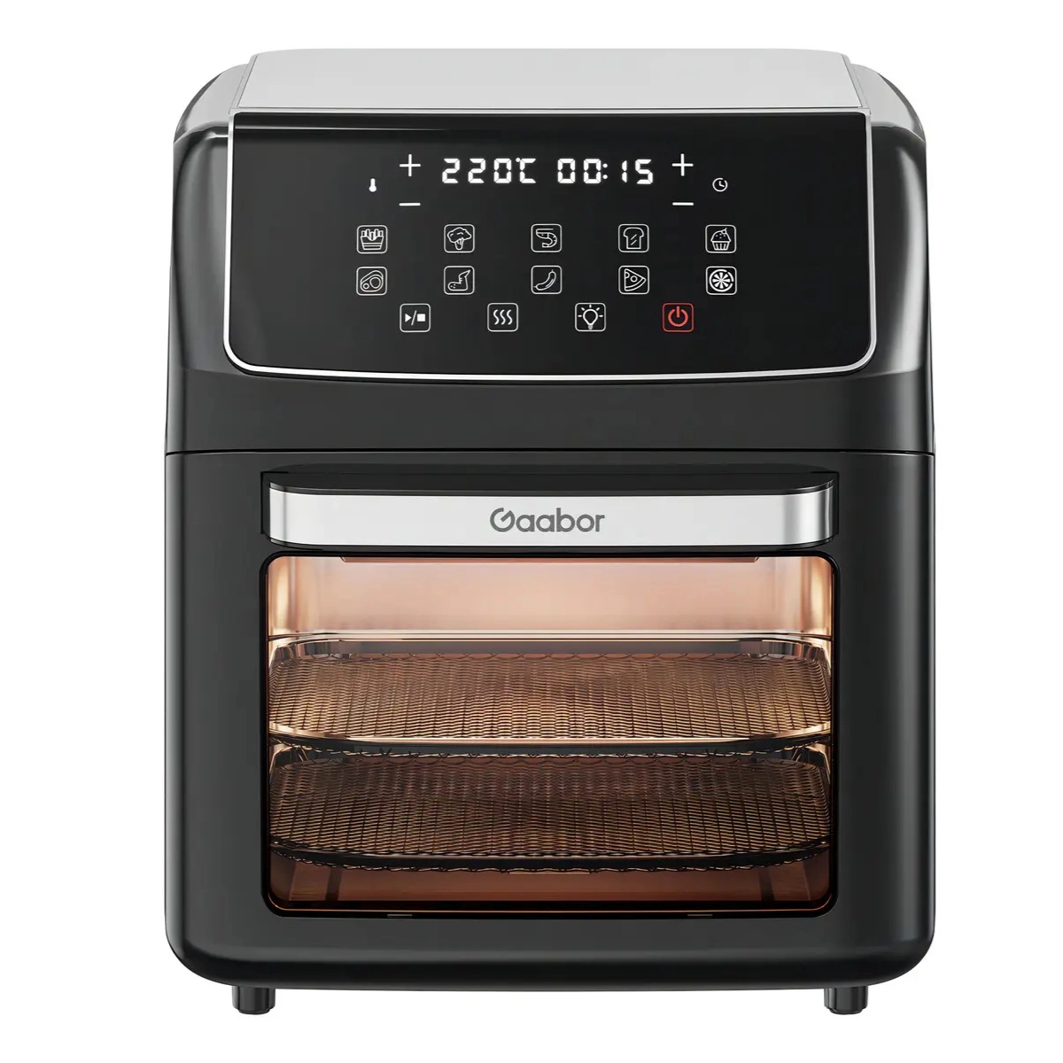 AIR FRYER GAABOR 12L DIGITAL 2000W PRETO PAINEL TOUCH 127V AIR FRYER GAABOR 12L DIGITAL 2000W PRETO PAINEL TOUCH 127V
