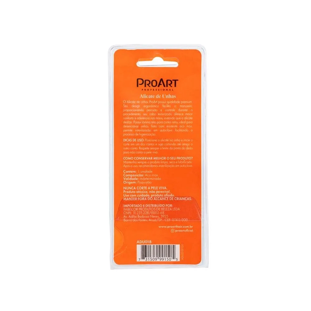 ALICATE DE UNHAS INOX PROART