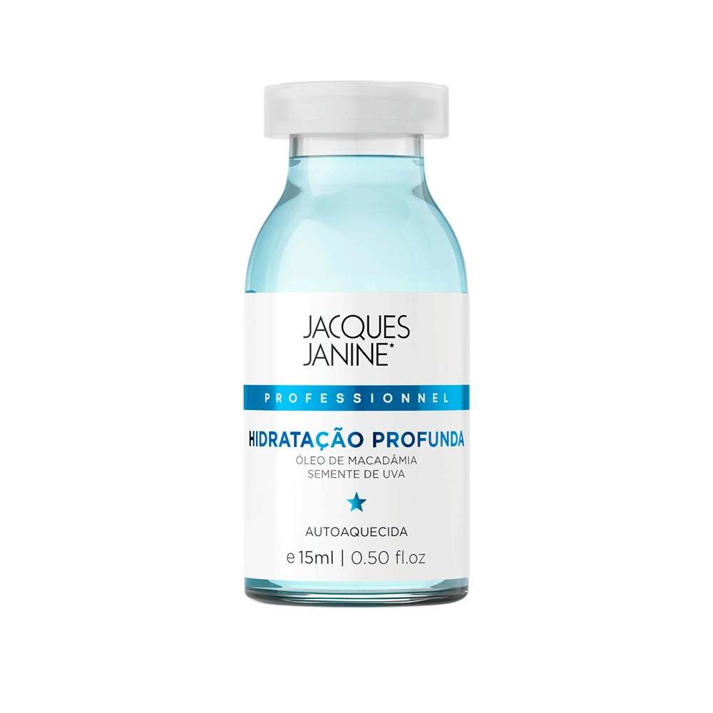 AMPOLA CAPILAR HIDRATAÇÃO PROFUNDA JACQUES JANINE 15ML AMPOLA CAPILAR HIDRATAÇÃO PROFUNDA JACQUES JANINE 15ML