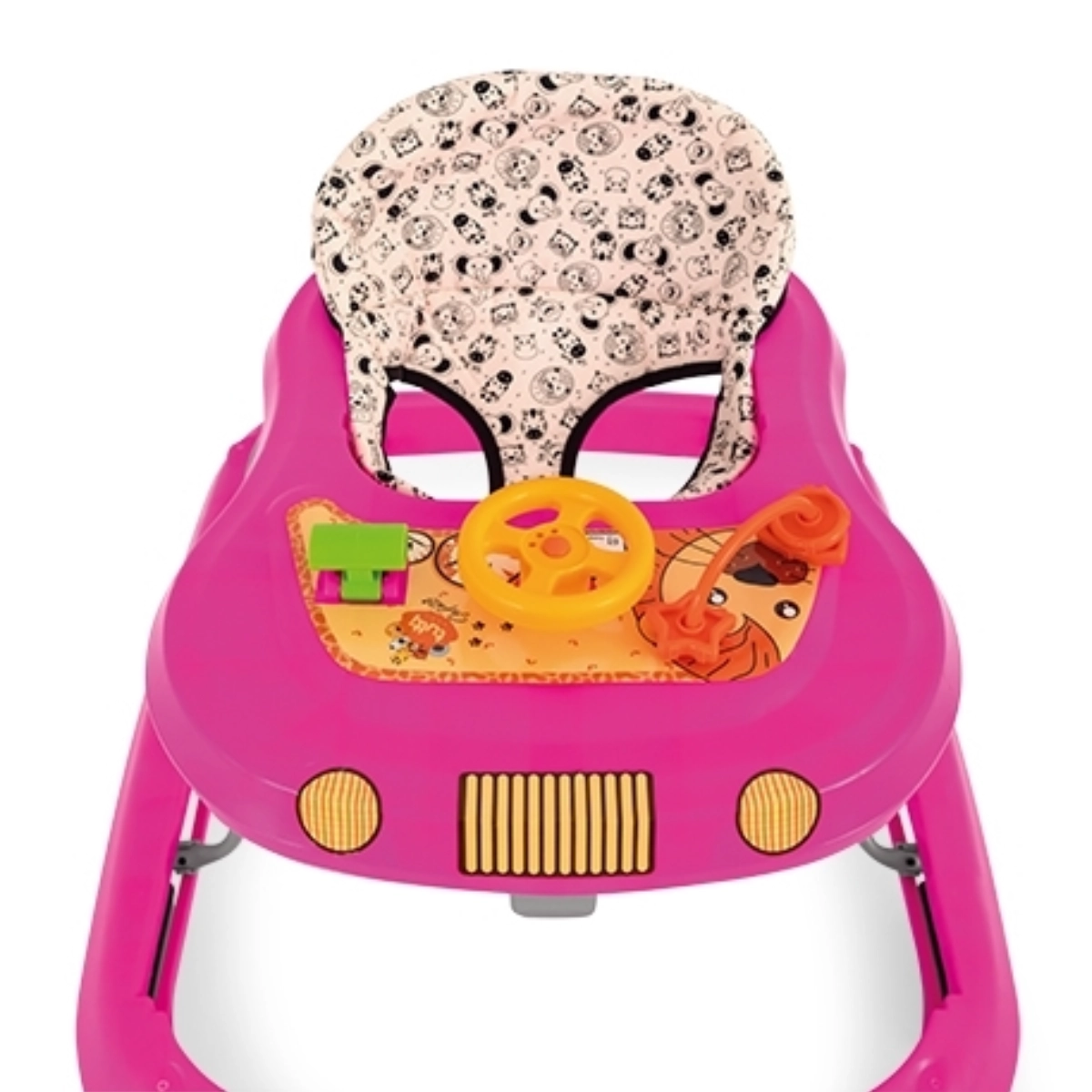 Andador Infantil Safari II Rosa Ideal Para Crianças Até 12kg 