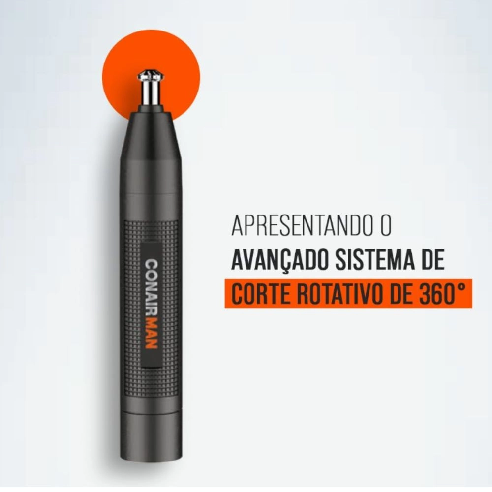 Aparador de Pelos Faciais para Nariz e Orelha - CONAIR 