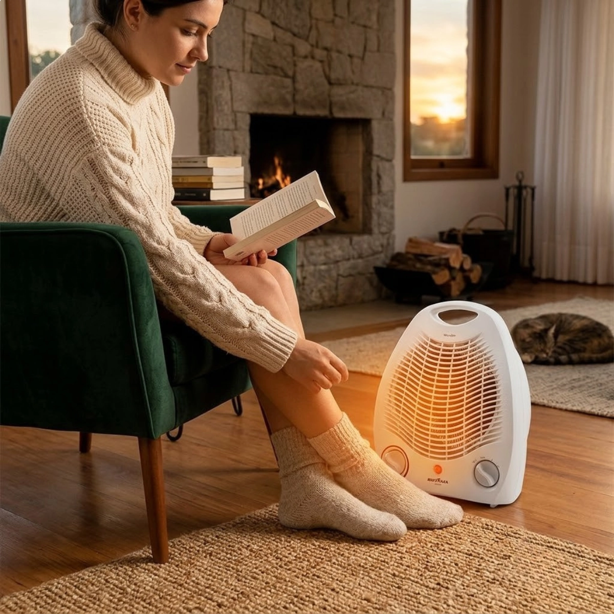 AQUECEDOR ELÉTRICO BRITÂNIA AB1100N 1500W BRANCO 127V
