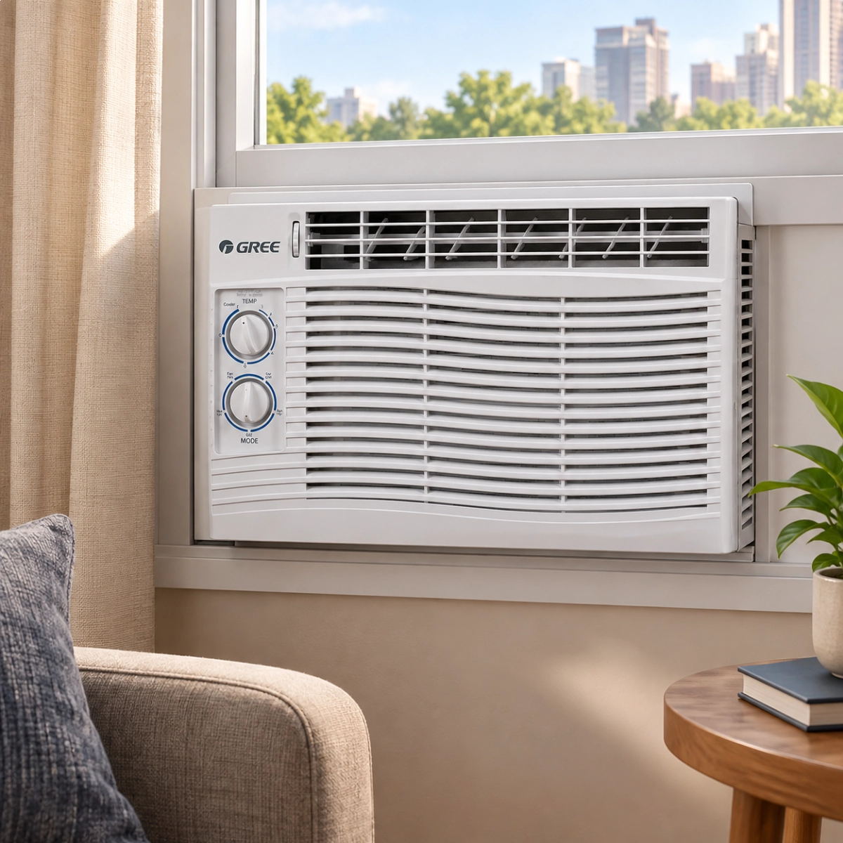 AR CONDICIONADO JANELA GREE 7000BTUS FRIO MECÂNICO ECO GARDEN 220V