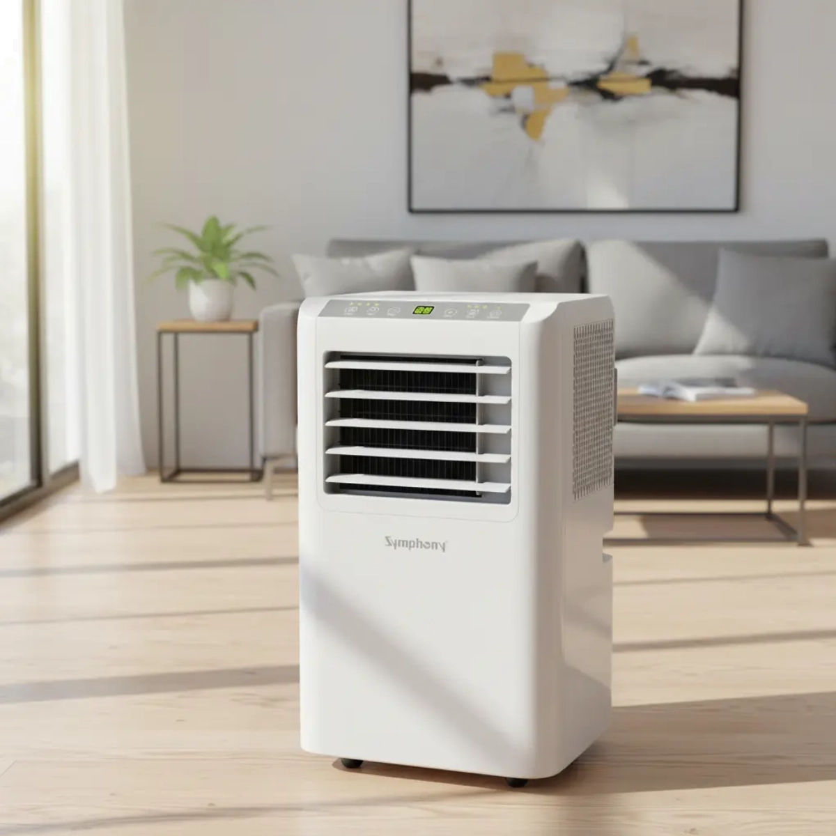 AR CONDICIONADO PORTÁTIL FRIO 9.000 BTUS SYMPHONY OPTIMA 9 BRANCO 127V