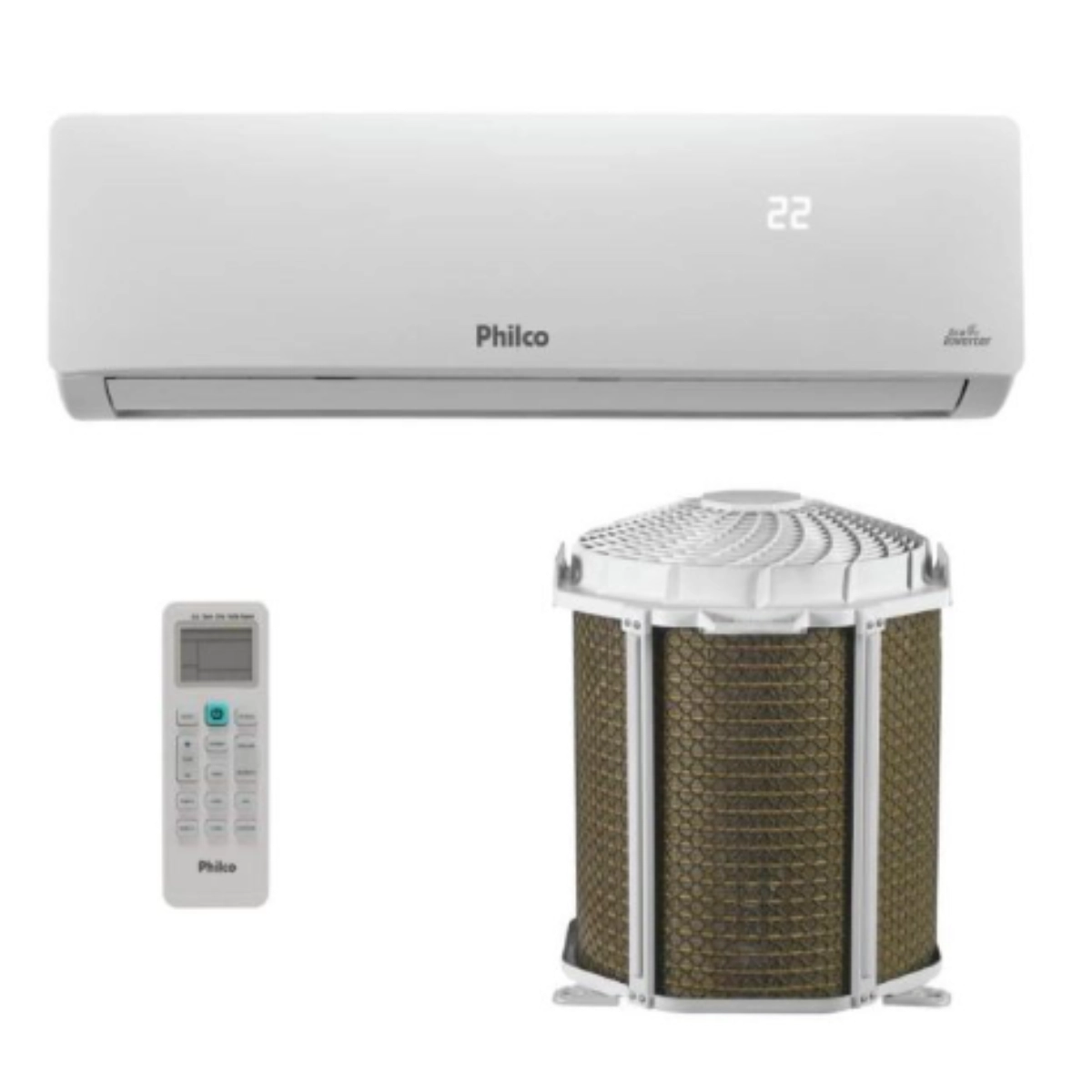 Ar-Condicionado Split Philco Eco Inverter 9.000 BTU Frio Silencioso e Econômico 220V