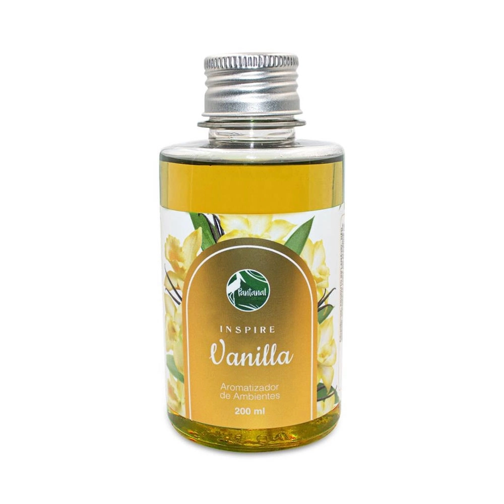 AROMATIZADOR DE AMBIENTE INSPIRE PANTANAL AROMAS COM ESSÊNCIA DE VANILLA 200ML 