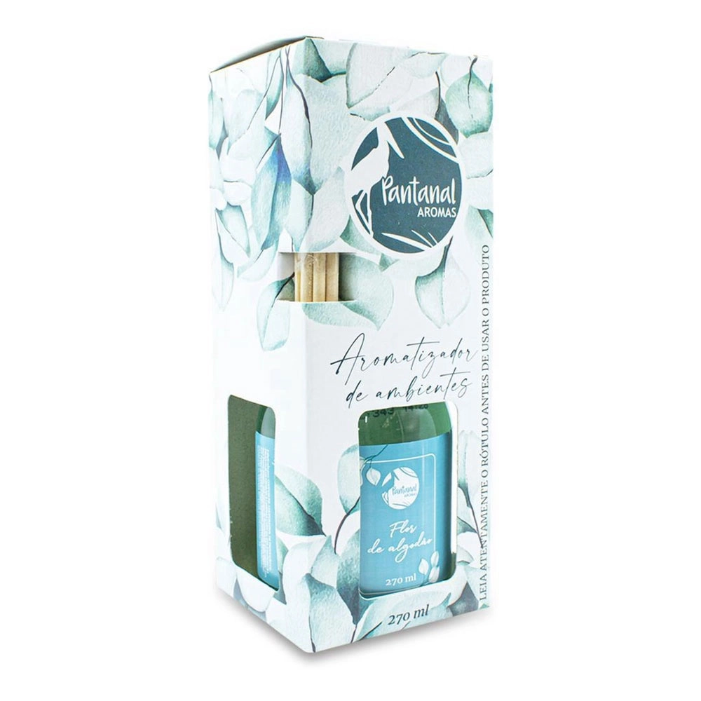 Aromatizador de Ambiente Pantanal Aromas com Essência de Flor de Algodão 270ml