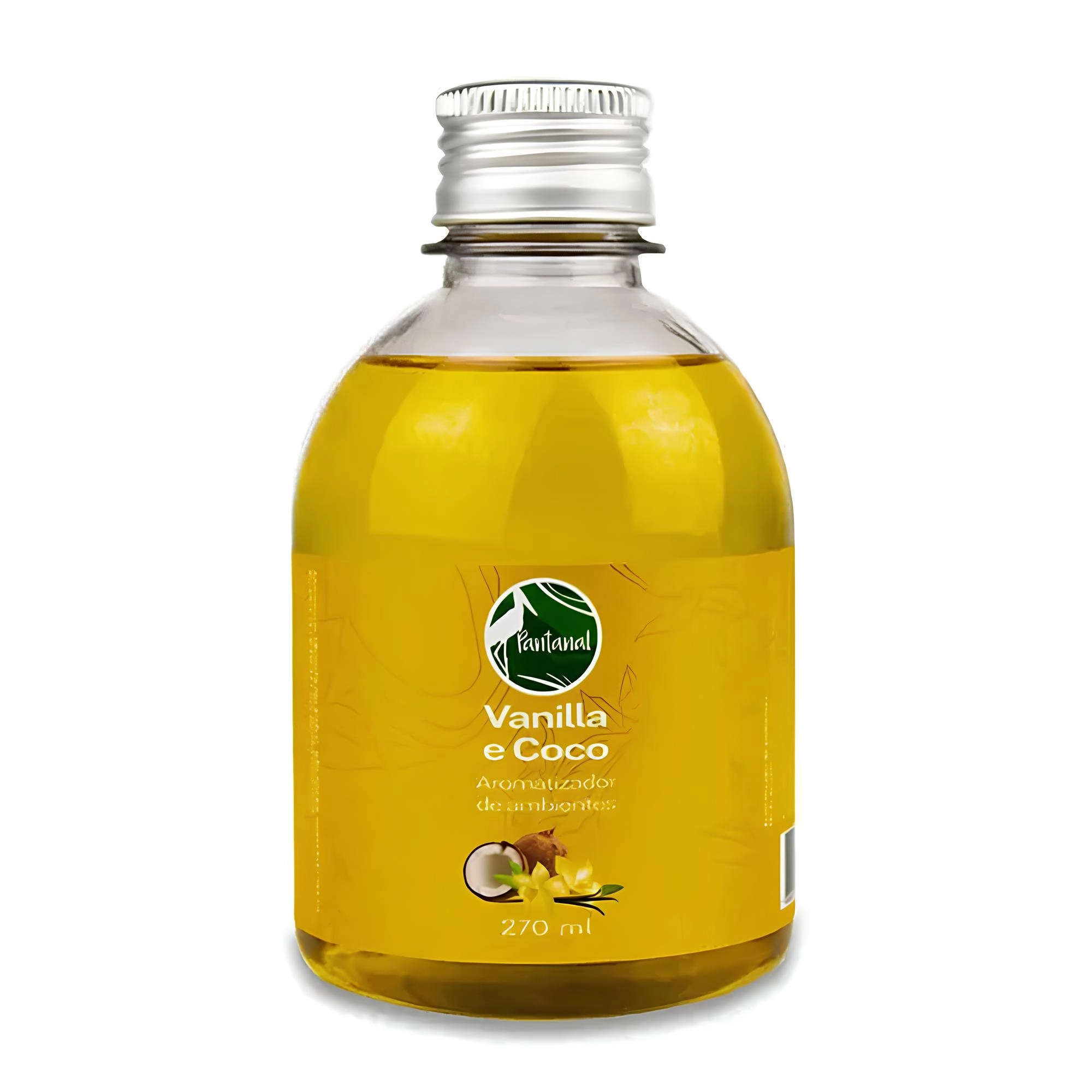 Aromatizador de Ambiente Pantanal Aromas com Essência de Vanilla com Coco 270ml Aromatizador de Ambiente Pantanal Aromas com Essência de Vanilla com Coco 270ml