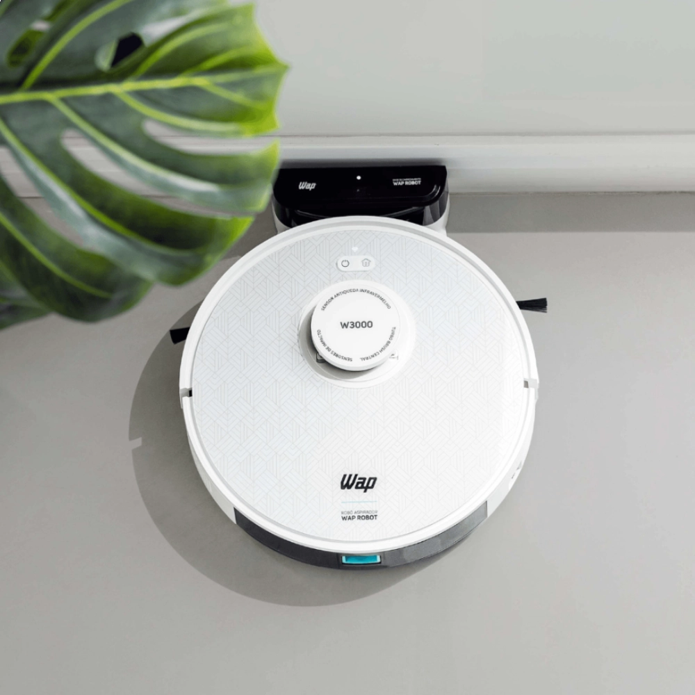 Aspirador Robô W3000 350ml com Sensor Anticolisão e Mapeamento Residencial Bivolt