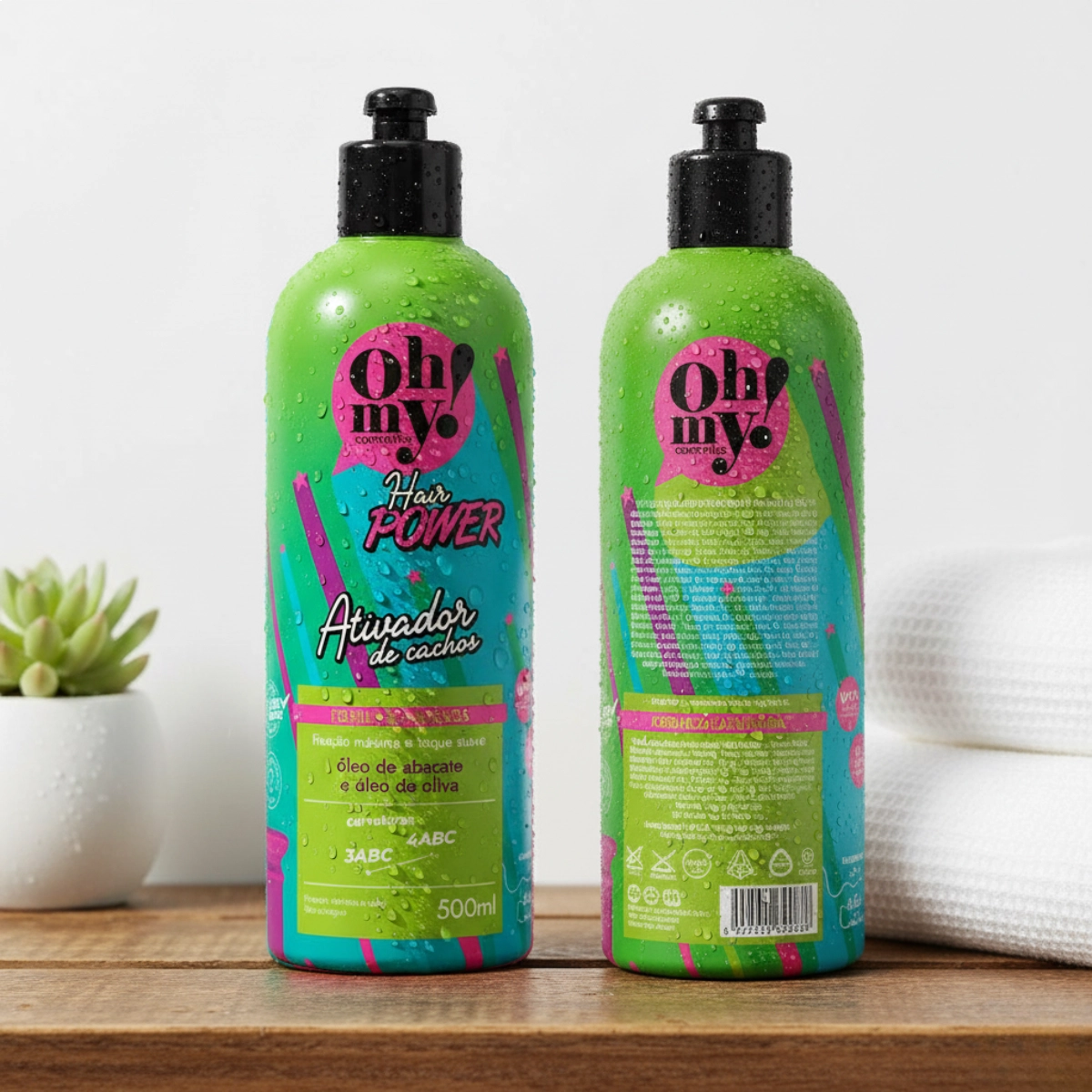 ATIVADOR DE CACHOS 500ML HAIR POWER OH MY