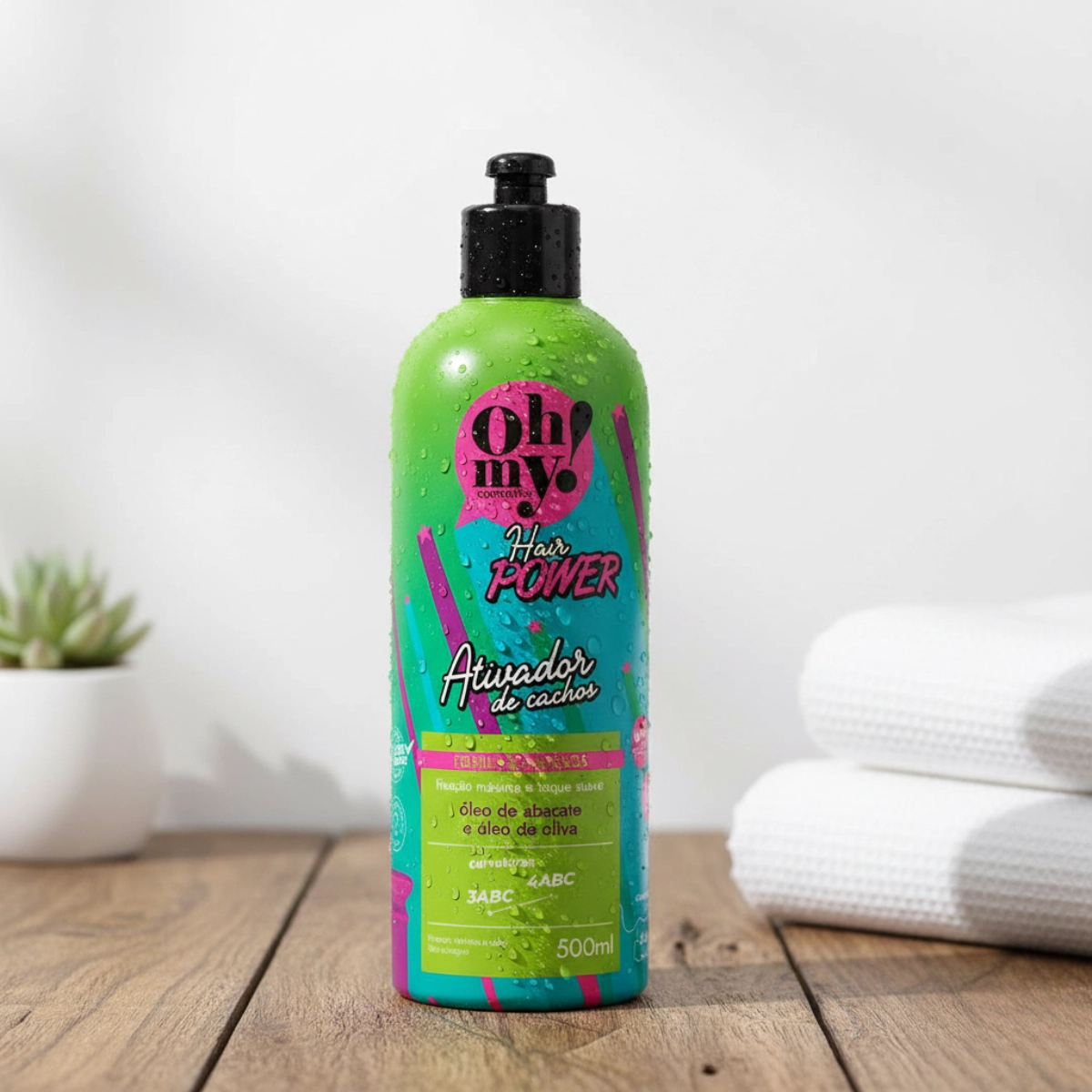 ATIVADOR DE CACHOS 500ML HAIR POWER OH MY