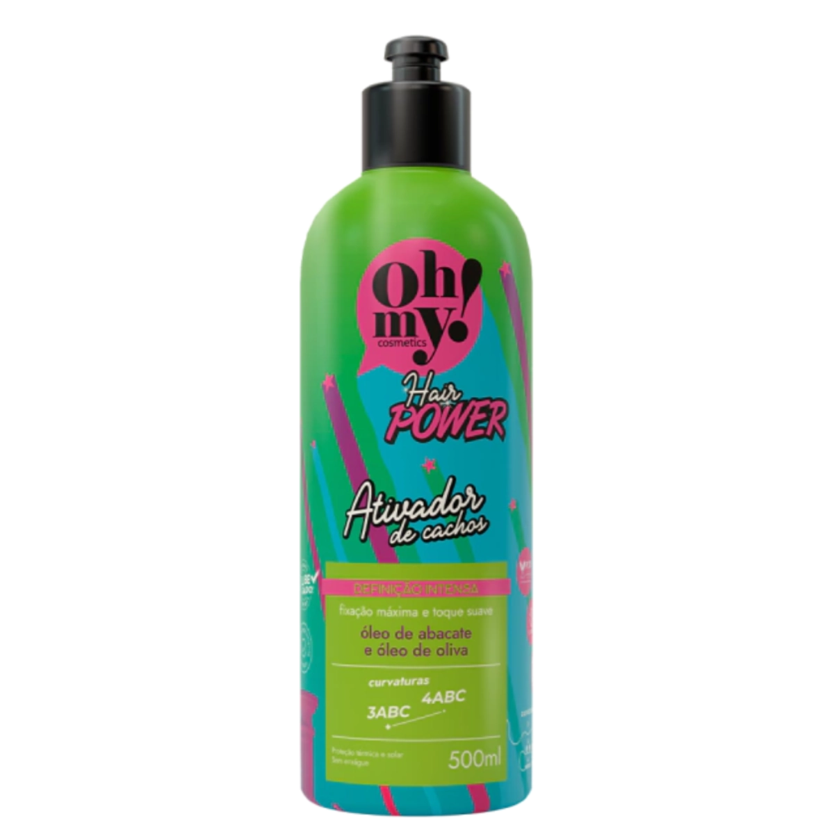ATIVADOR DE CACHOS 500ML HAIR POWER OH MY